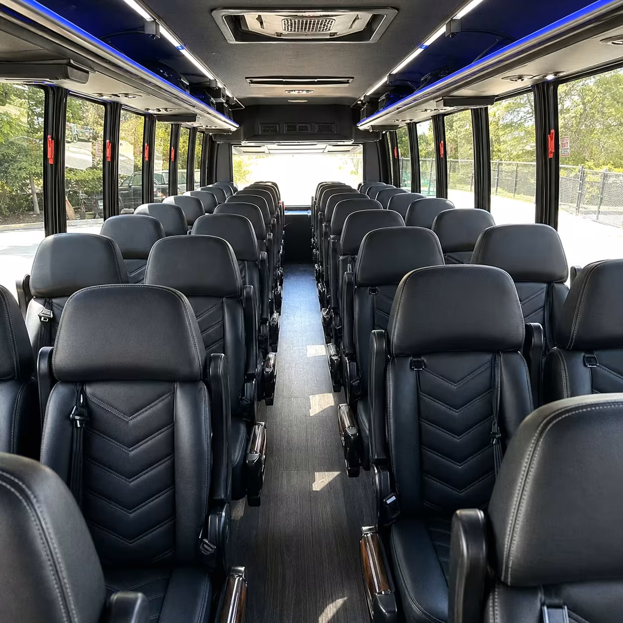 25 passenger minibus interior