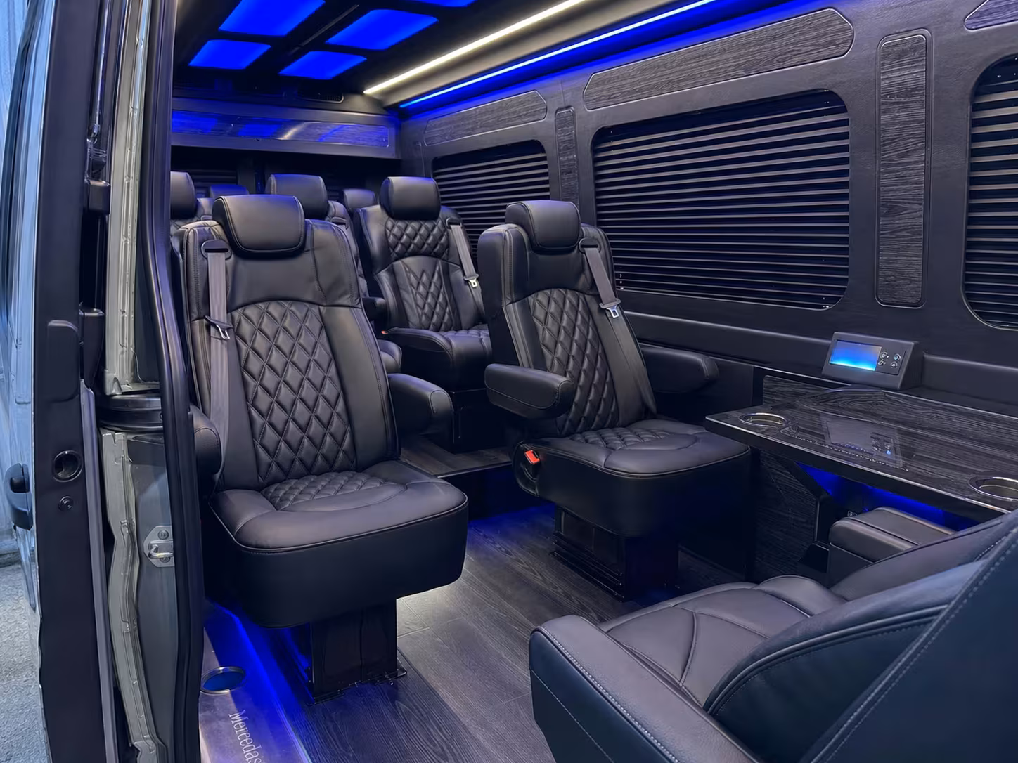 sprinter van transportation for groups and events across quincy